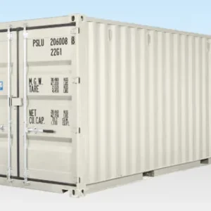 20ft Shipping Container (One Trip) White (RAL 9003)