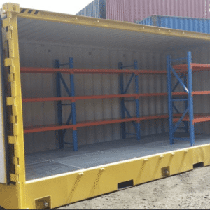 20ft Sea Shipping Container. Storage Shelving