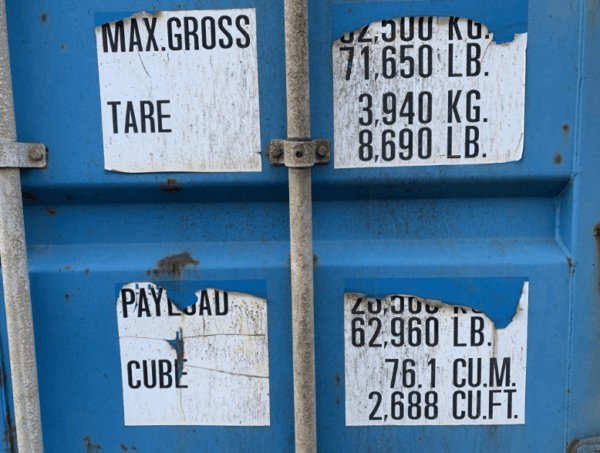 40 x 8 x 9.5 High Cube used shipping container - Image 4