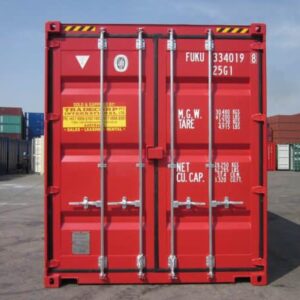 20ft High Cube Shipping Container (Red) - Image 2