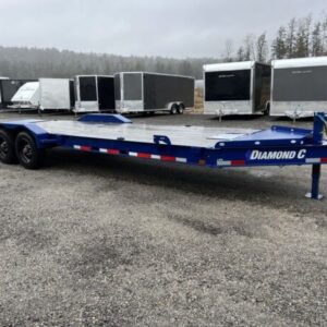 2022 Diamond C 7×24 20K Low Profile Equipment Trailer w/Max Ramps
