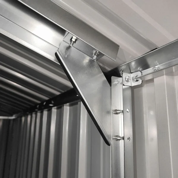 Metal Storage Shed with Double Hinged Doors - Image 8