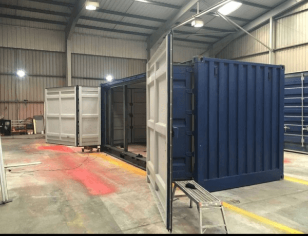 Used 20ft Open Side Shipping Container - Image 4