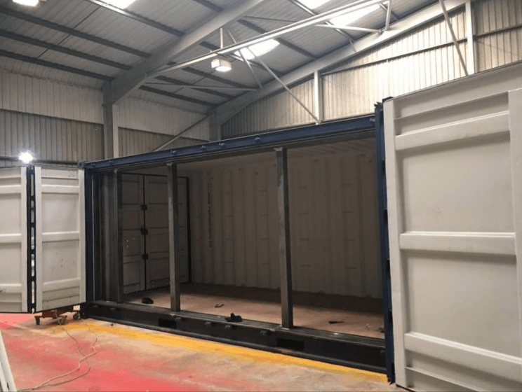 Used 20ft Open Side Shipping Container
